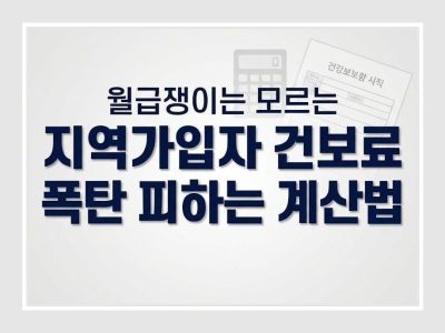 지역가입자 건보료 계산