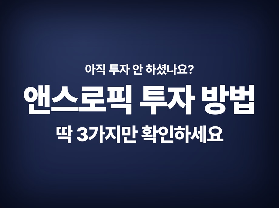 앤스로픽 투자 방법