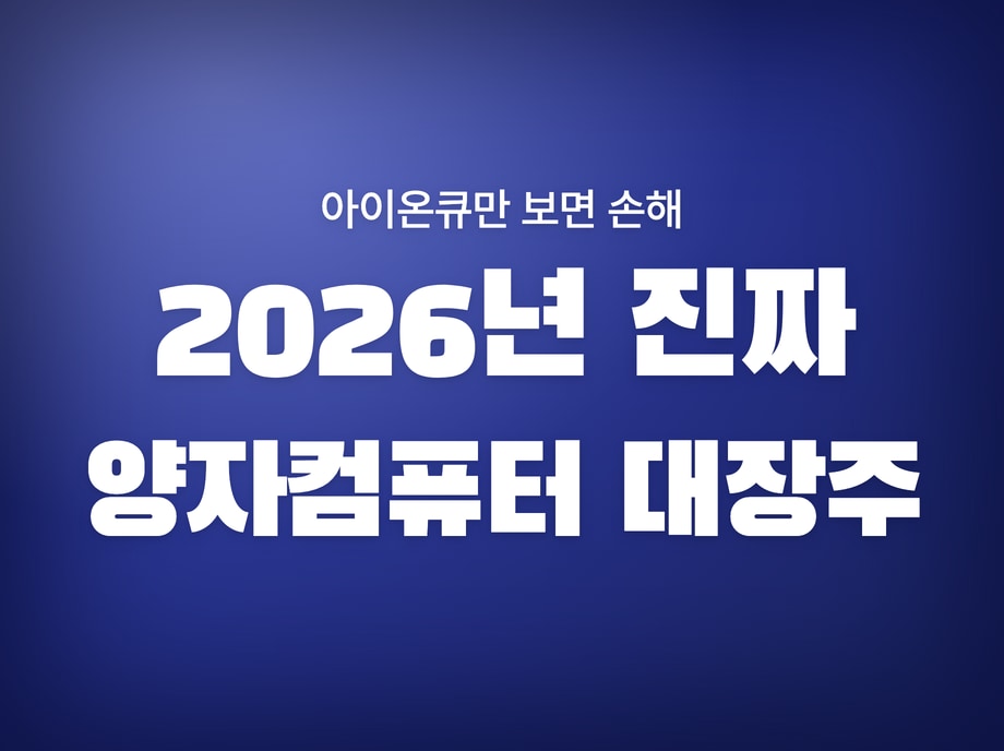 양자컴퓨터 대장주
