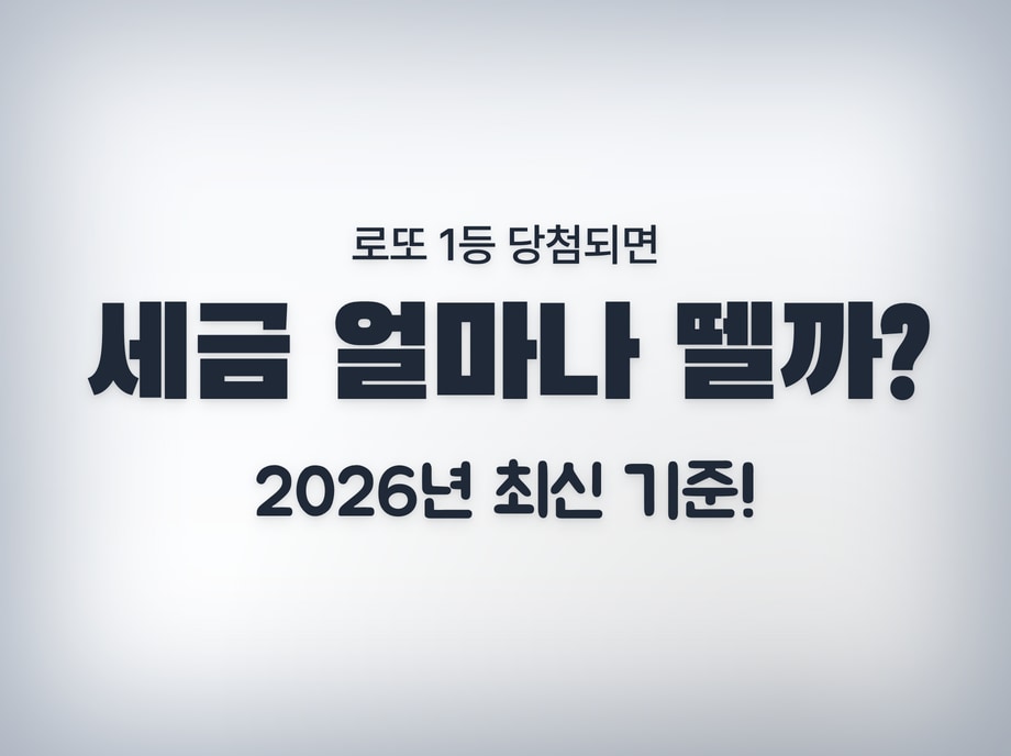 로또세금계산기